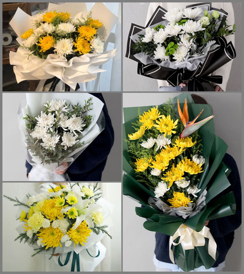 浙江省绍兴诸暨市陶朱街道白事花束代送